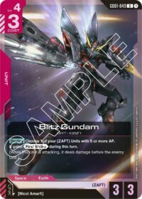 Blitz Gundam - GD01-049 - Rare