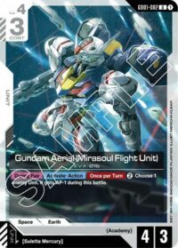 Gundam Aerial (Mirasoul Flight Unit) - GD01-082 - Uncommon