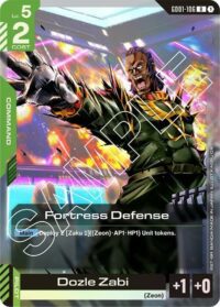 Fortress Defense - GD01-106 - Rare