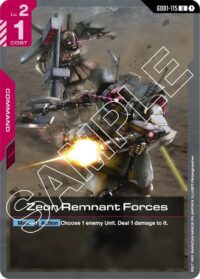 Zeon Remnant Forces - GD01-115 - Uncommon