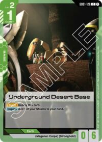Underground Desert Base - GD01-126 - Common