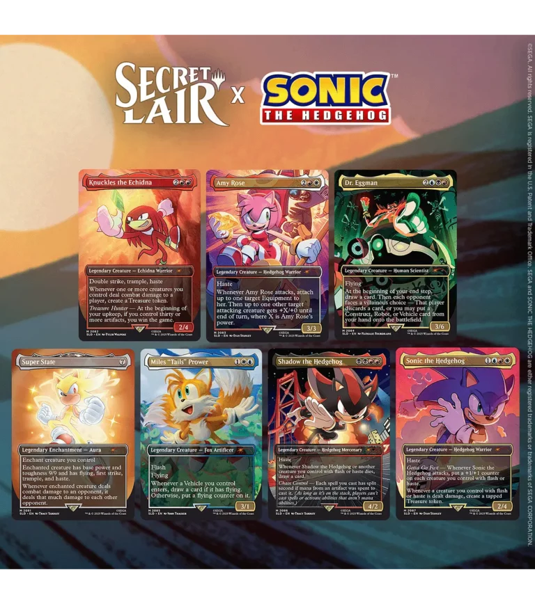 MTG: Secret Lair x Sonic: Friends and Foes - Inglés [REMATE FINAL 2025]