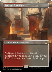 Sacred Foundry (Borderless) - #297 - Rare  - Español