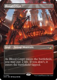 Blood Crypt (Borderless) - #292 - Rare  - Español