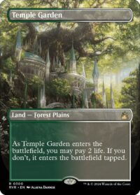 Temple Garden (Borderless) (Foil) - #300 - Rare  - Español