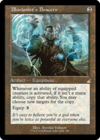 Illusionist's Bracers (Retro Frame) - #392 - Rare  - Español