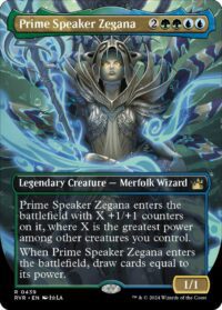 Prime Speaker Zegana (Anime Borderless) - #439 - Rare  - Español