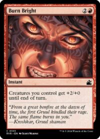 Burn Bright (Foil) - #103 - Common  - Español