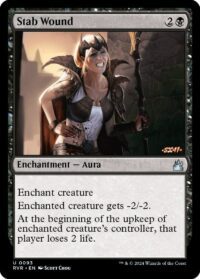 Stab Wound (Foil) - #93 - Uncommon  - Español