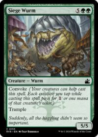 Siege Wurm (Foil) - #155 - Common  - Español