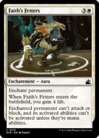 Faith's Fetters (Foil) - #18 - Common  - Español