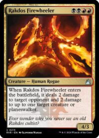 Rakdos Firewheeler (Foil) - #213 - Uncommon  - Español