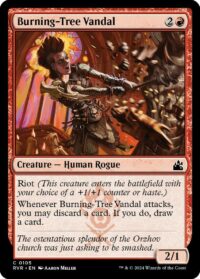 Burning-Tree Vandal (Foil) - #105 - Common  - Español