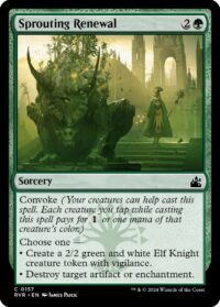 Sprouting Renewal (Foil) - #157 - Common  - Español