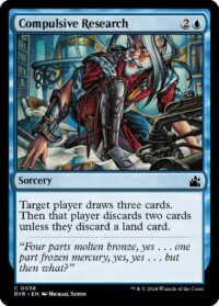 Compulsive Research (Foil) - #38 - Common  - Español
