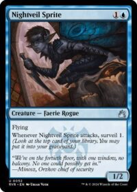 Nightveil Sprite (Foil) - #52 - Uncommon  - Español
