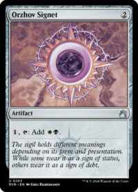 Orzhov Signet - #263 - Uncommon  - Español