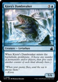 Kiora's Dambreaker (Foil) - #48 - Common  - Español