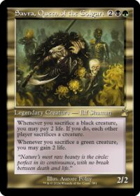 Savra, Queen of the Golgari (Retro Frame) - #381 - Rare  - Español