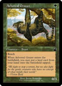 Arboreal Grazer (Retro Frame) - #343 - Common  - Español