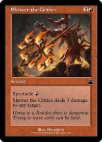 Skewer the Critics (Retro Frame) (Foil) - #340 - Common  - Español