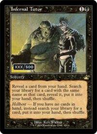 Infernal Tutor (Retro Frame) (Serial Numbered) - #326 - Rare  - Español
