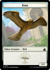 Bird // Dragon Double-Sided Token - #1 // 7 - Token  - Español