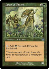 Priest of Titania (Retro Frame) (Foil) - #428 - Uncommon - Inglés