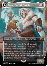 Ajani, Nacatl Pariah (Borderless) (Textured Foil) - #468 - Mythic - Inglés