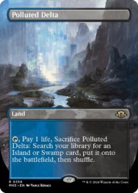 Polluted Delta (Borderless) (Foil) - #356 - Rare - Inglés