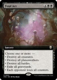 Final Act (Extended Art) - #52 - Rare - Inglés