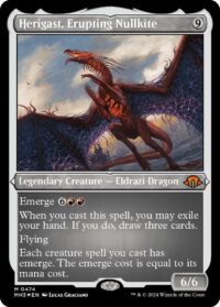 Herigast, Erupting Nullkite (Foil Etched) - #474 - Mythic - Inglés