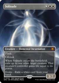 Solitude (Borderless) (Foil) - #044 - Rare - Inglés