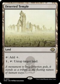 Deserted Temple (Foil) - #301 - Rare - Inglés