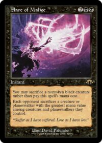 Flare of Malice (Retro Frame) - #408 - Rare - Inglés