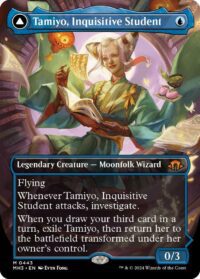 Tamiyo, Inquisitive Student (Borderless) (Foil) - #443 - Mythic - Inglés