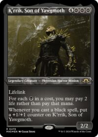 K'rrik, Son of Yawgmoth (Foil Etched) - #479 - Rare - Inglés
