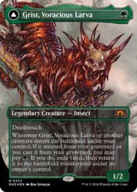 Grist, Voracious Larva (Borderless) (Textured Foil) - #472 - Mythic - Inglés