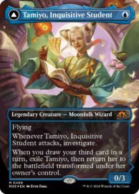 Tamiyo, Inquisitive Student (Borderless) (Textured Foil) - #469 - Mythic - Inglés