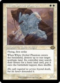 White Orchid Phantom (Retro Frame) - #396 - Rare - Inglés
