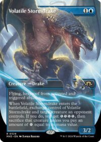 Volatile Stormdrake (Borderless) - #329 - Rare - Inglés
