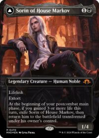 Sorin of House Markov (Borderless) (Textured Foil) - #470 - Mythic - Inglés