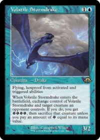 Volatile Stormdrake (Retro Frame) (Foil) - #404 - Rare - Inglés
