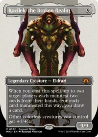 Kozilek, the Broken Reality (Borderless) - #382 - Mythic - Inglés