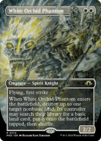 White Orchid Phantom (Borderless) - #324 - Rare - Inglés