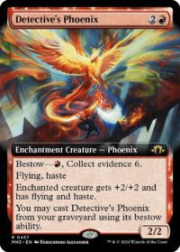 Detective's Phoenix (Extended Art) (Foil) - #457 - Rare - Inglés