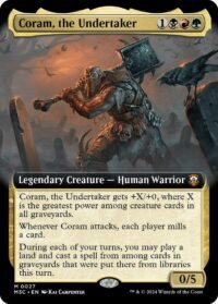 Coram, the Undertaker (Extended Art) - #27 - Mythic - Inglés