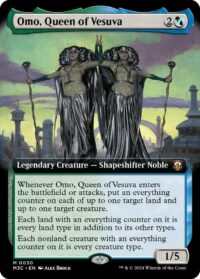 Omo, Queen of Vesuva (Extended Art) - #30 - Mythic - Inglés