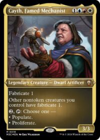 Cayth, Famed Mechanist (Foil Etched) - #18 - Mythic - Inglés