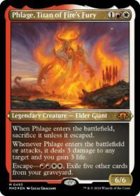 Phlage, Titan of Fire's Fury (Foil Etched) - #493 - Mythic - Inglés
